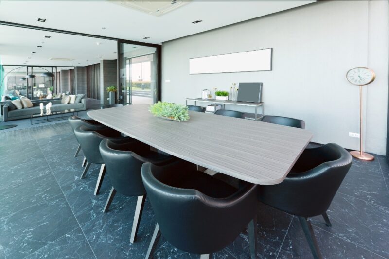 Commercial cleaning services board room