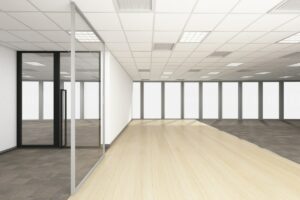 Post construction cleaning by Kat's Services for your new office or other commercial space. 